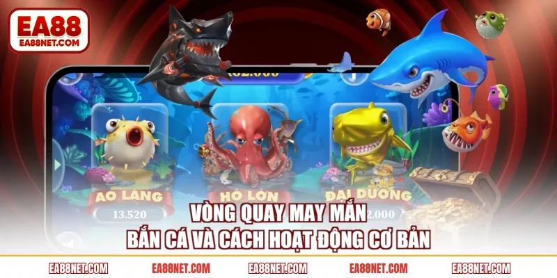 Vòng quay may mắn bắn cá và cách hoạt động cơ bản
